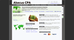 Desktop Screenshot of abacushkcpa.com